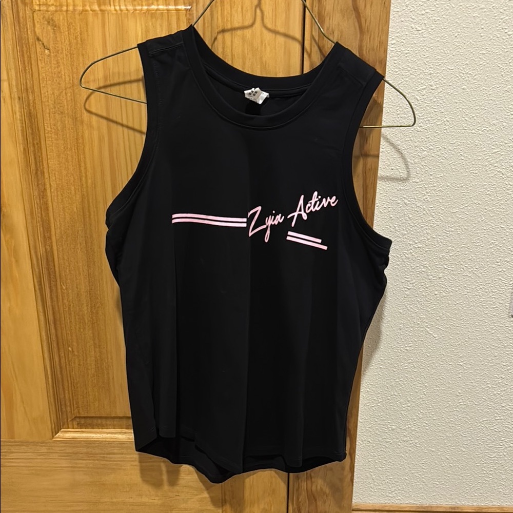Zyia South Beach Black Tank